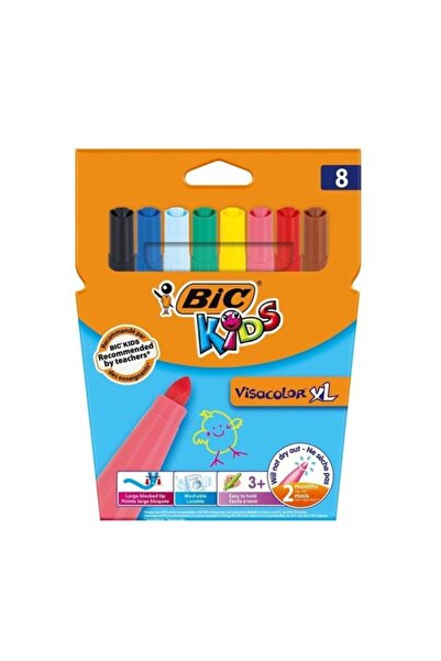 Bic Keçeli Boya Kalemi Visa Color 8li