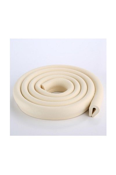 Tuncel Teknik U Edge Protector Rubber Cream 2 m