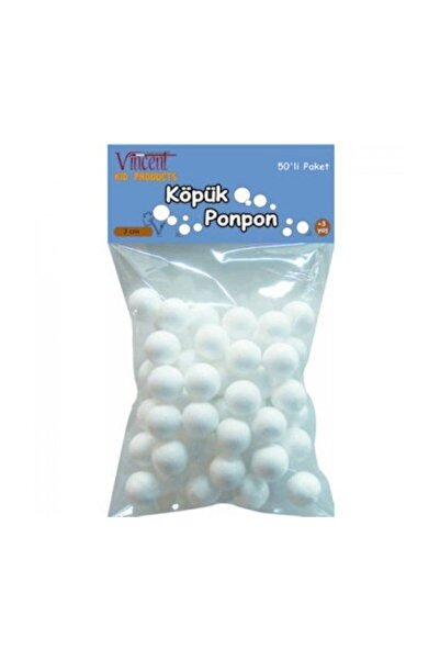 Vincent Foam Ball - Köpük Top 2 Cm. 50 Adet