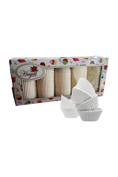 Dekamis كبسولات كيك ورقية صغيرة للشوكولاتة باللون الأبيض 1250 قطعة