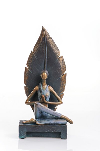 MUKKO HOME Yoga Yapan Kız Dekoratif Obje