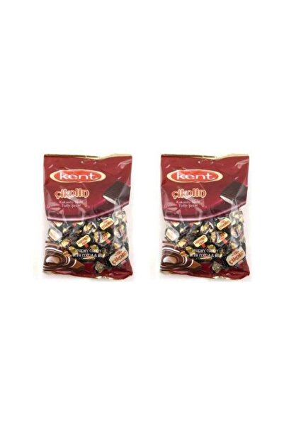 KENT Çikolin Kakaolu Süt Toffe Şeker 2 Paket 2x1=2 kg