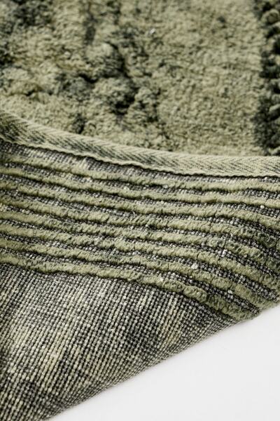 Alanur Home Salina Oval Cotton Pasta 2 бр. моп, антично зелен