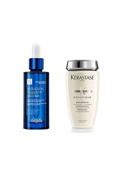 Kerastase Densifique Bain Densite Hacim Şampuanı 250 Ml+loreal Serioxyl Stemo...