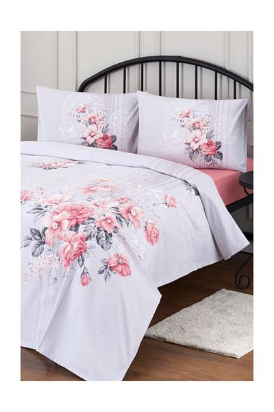 Özdilek Single Pique Set Rose Quartz