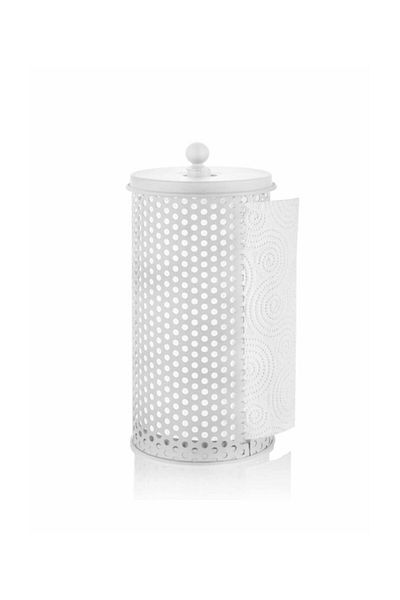 The Mia 30x14 cm White Napkin Holder Towel