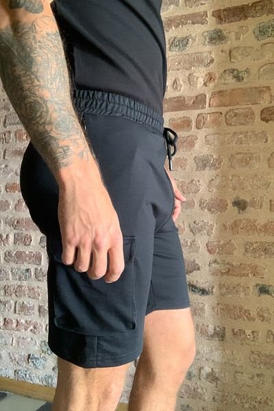 Trendyol Collection Black Cargo Pocket Cut Shorts & Bermudy - TMNSS20SR0167