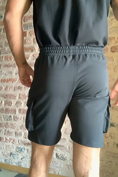Trendyol Collection Black Cargo Pocket Cut Shorts & Bermudy - TMNSS20SR0167