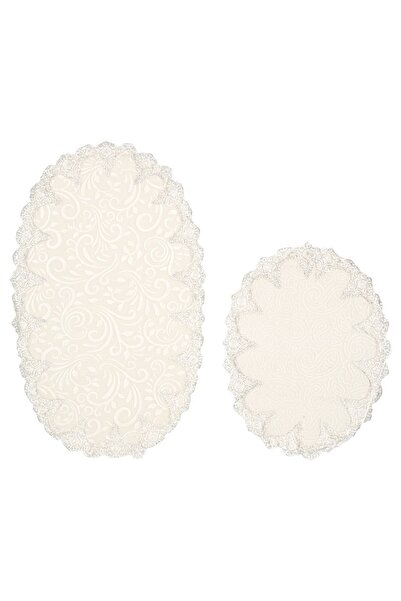 Alanur Home Κρέμα τουαλέτας Hanımeli Gofre Dantelli 2 συσκευασιών