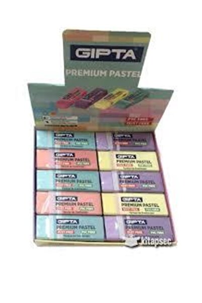 Gıpta جيوتا بريميوم ألوان الباستيل 20 قطعة ممحاة