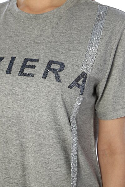 Network Μπλουζάκι με στάμπα σε γκρι κείμενο