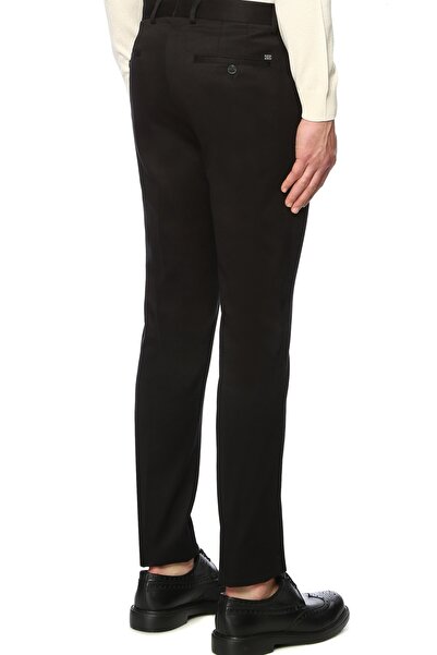 Network Men's Slim Fit Black Trousers1071347