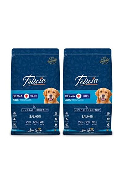 Felicia Köpek Maması Orta Büyük Irk Yetişkin Az Tahıllı Somonlu 3 kg x 2 Adet