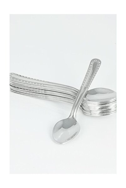 Tiesa Home طقم ملاعق صغيرة من الفولاذ المقاوم للصدأ روستفري مكون من 12 قطعة