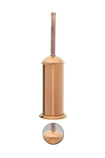 Maya Line Rose Toilet Brush, Brass, Pvd Coated