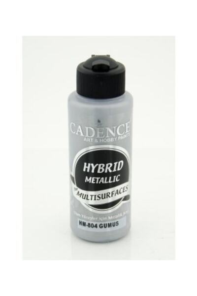 Cadence Multisurface Hybrid Hibrit Boya 804-Metalik Gümüş 120 ml