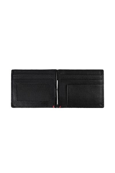 Zippo Rfid Blocked Nappa Leather Money Clip Wallet Black