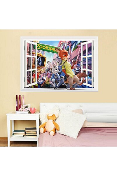 CRYSTAL KIDS Zootopia Zootropolis Hayvanlar Şehri Bebek Ve Çocuk Odası Duvar ...