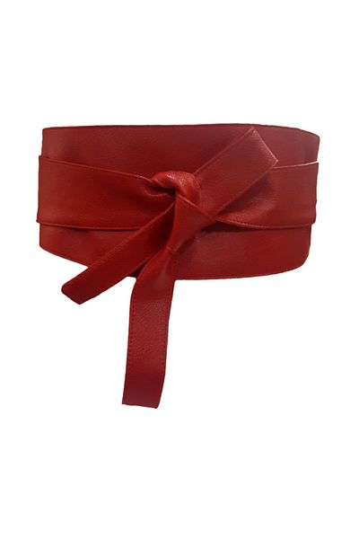 Kemer Dünyası Women's Red Lacing Belt