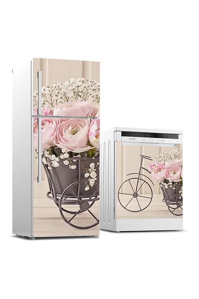 Tilki Dünyası Refrigerator And Dishwasher Set Sticker 0084