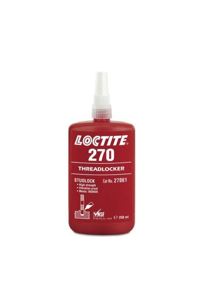 LOCTİTE 270 Yüksek Mukavemetli Sökülmez Civata Sabitleyici 250 Ml