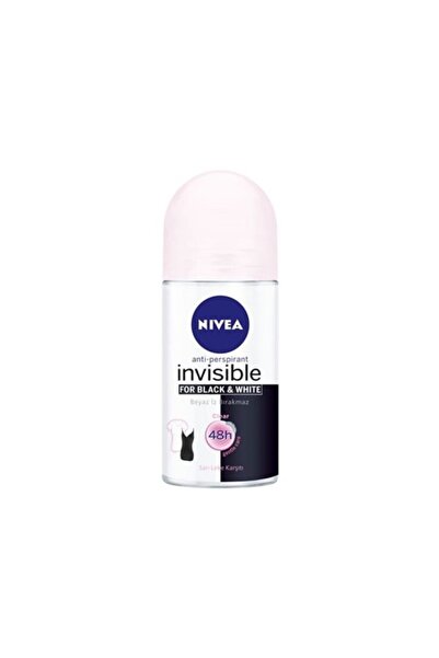 NIVEA Invisible For Black & White Roll-on Clear 50 Ml