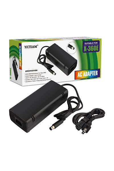 OEM Microsoft Xbox 360 Slim E AC Adaptör 220V TR Uyumlu