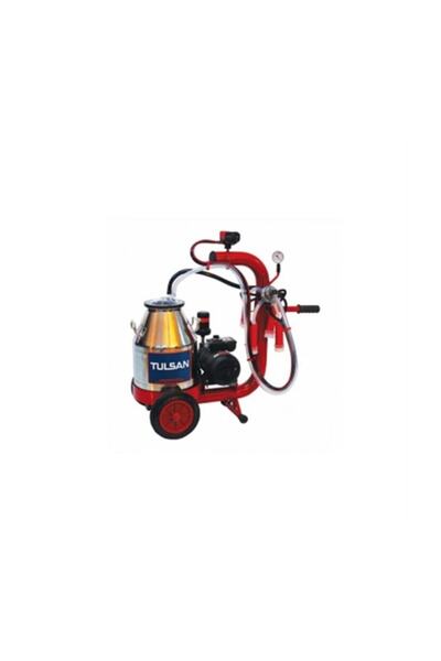 TULSAN Mini Tek Inek Süt Sağım Makinası Krom Kuru Tip 30lt