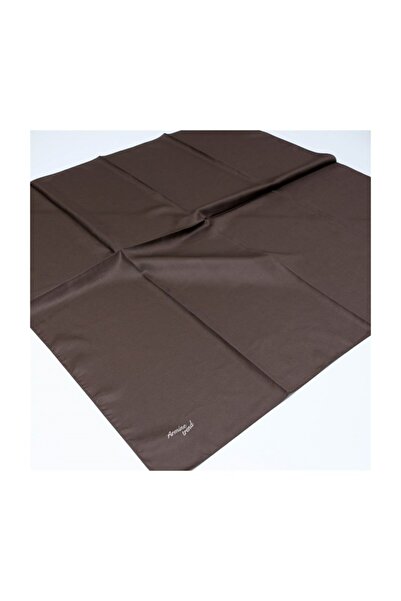Armine Trend Rayon Poly. Düz Renk Eşarp - 276463 59 - Kahverengi - Tivil