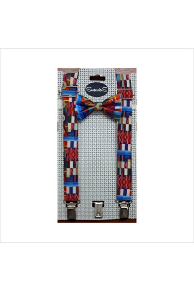 Özgüvenal Erkek Çocuk Papyonlu Pantolon Askısı-9