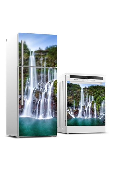 Tilki Dünyası Refrigerator And Dishwasher Set Sticker 0162