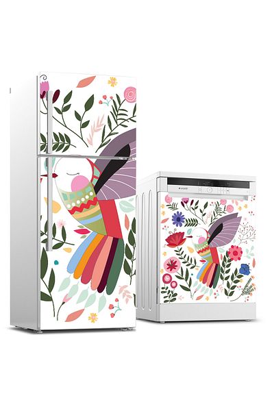 Tilki Dünyası Autocolant pentru set de frigider și mașină de spălat vase 0316