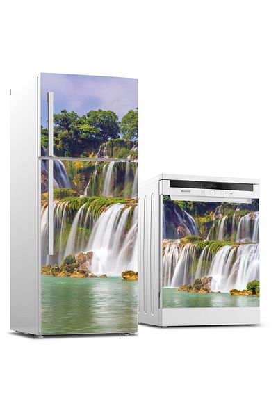 Tilki Dünyası Refrigerator And Dishwasher Set Sticker 0281