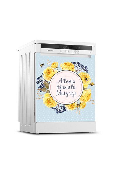 Tilki Dünyası Autocolant pentru ușa mașinii de spălat vase 0082