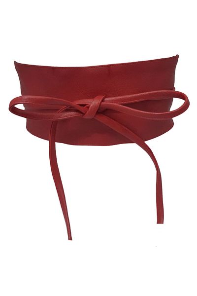 Kemer Dünyası Women's Wide Lace Red Belt