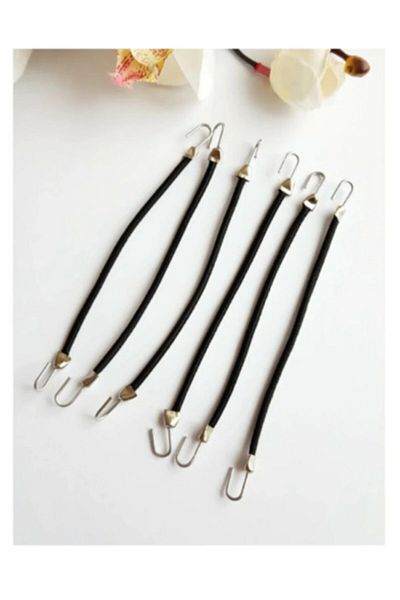 MAVİ MOR AKSESUAR Accesoriu Fagure 6 buc Catarame elastice cu carlige