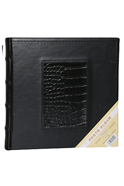 Acr Album foto din piele de lux 10x15cm 200 de pagini / Maro închis