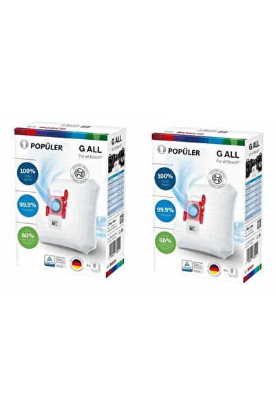 Popüler كيس غبار للمكنسة الكهربائية من بوش Bbz41fgall، متوافق مع علبتين