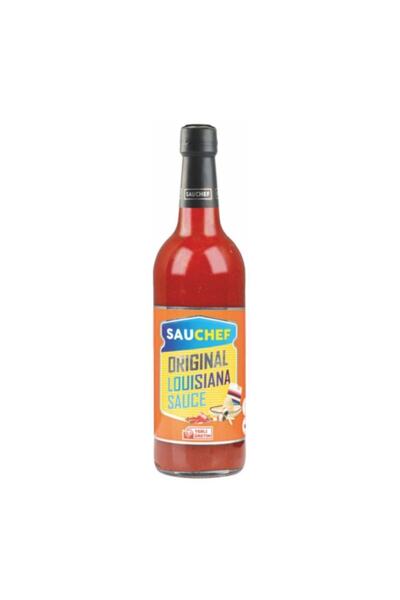 SAUCHEF Louisiana Acı Sos 840 gr Cam Şişe Yemeklik Sos