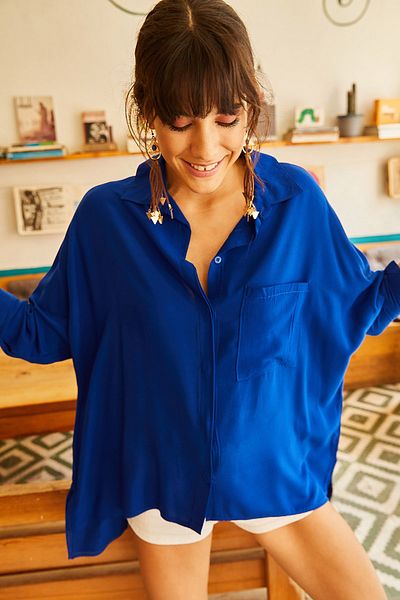 Olalook Shirt - Blue - Regular fit