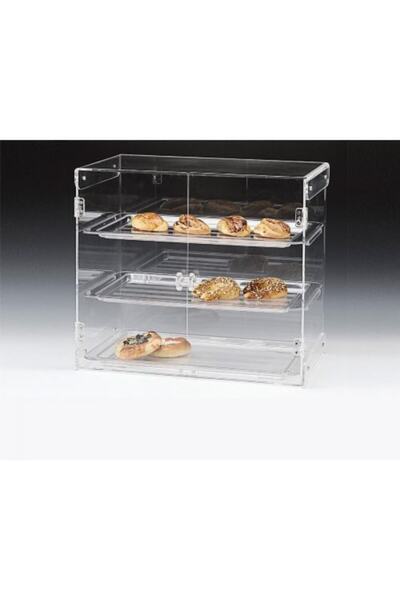 Genel Markalar 3 Katlı Kapaklı, Pc Tepsili Teşhir Standı