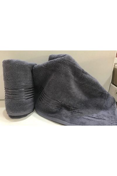 Özdilek 100% Cotton Hand Face Towel Belda Anthracite