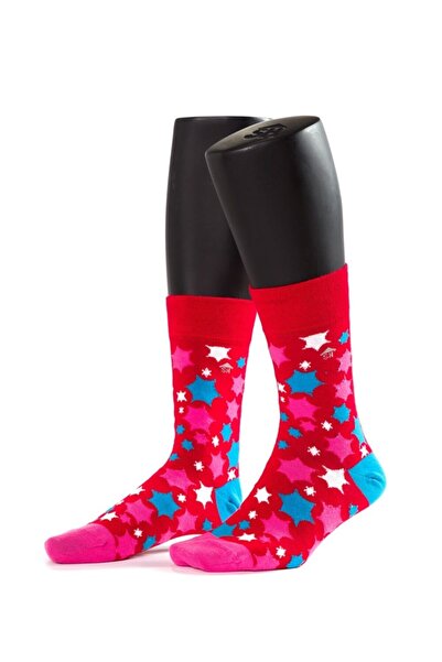 The Socks House Kadın Çift Kat Bambu Sıçrama Desenli Çorap