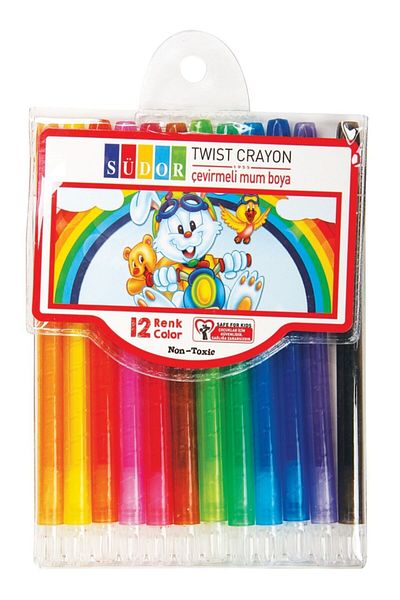Südor Crayon Twist Set 12 Pieces - 12 Pieces Crayon