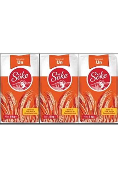 Söke 3 Adet Un 5 kg -Toplam 15 Kg