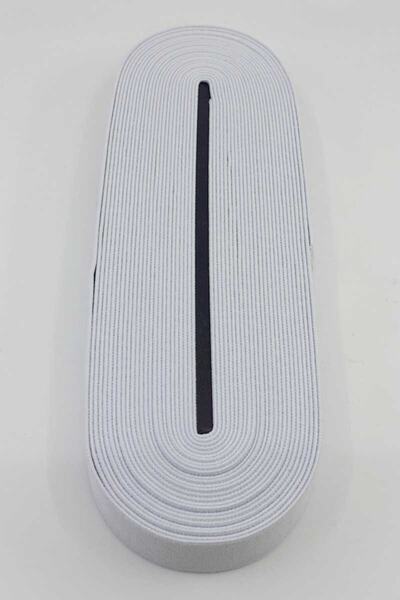 Tek-İş Lastik Paça Lastiği 2.5 Cm 10 Mt Beyaz Std