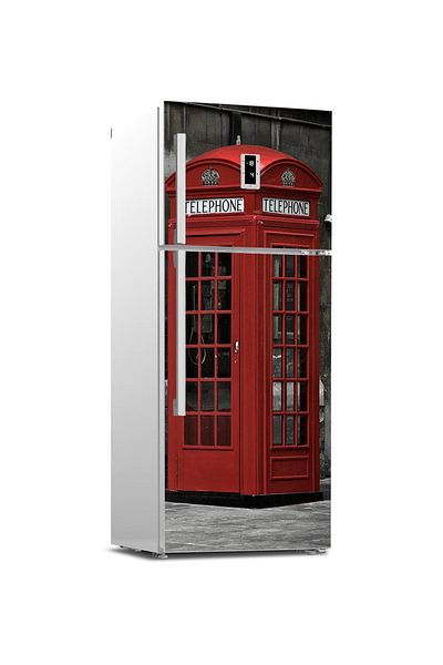 Tilki Dünyası Refrigerator Door Covering Sticker 0161