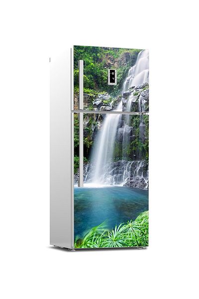Tilki Dünyası Refrigerator Door Covering Sticker 0155