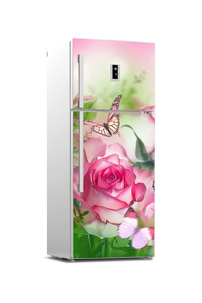 Tilki Dünyası Refrigerator Door Covering Sticker 0096