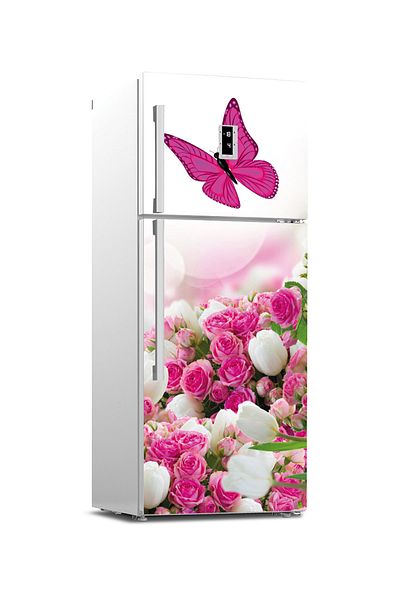Tilki Dünyası Refrigerator Door Covering Sticker 0179